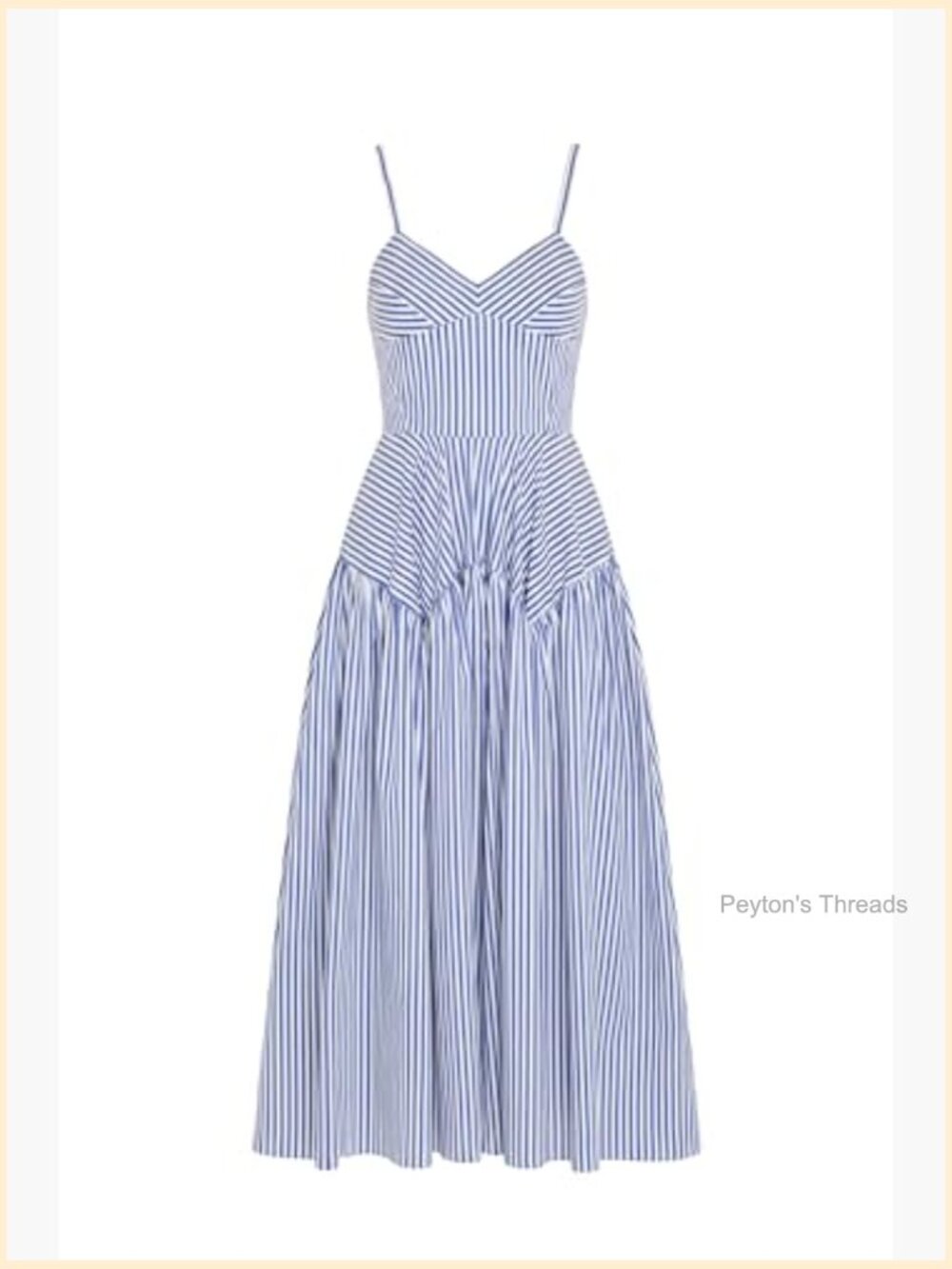 Tencel Midi Dress with Adjustable Straps - Picture 3 of 4